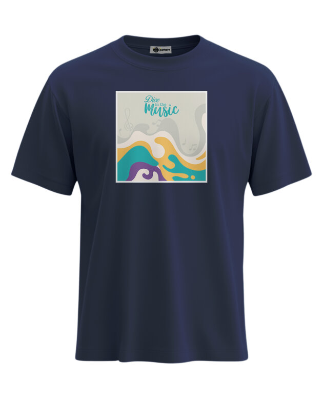 Dive in the Music - S, Navy Blue