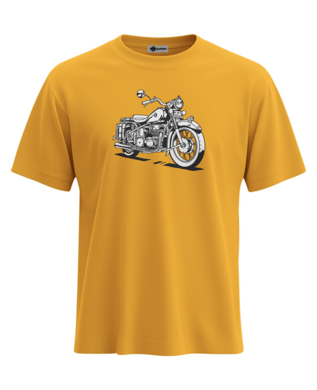 Monochrome Motorcycle - L, Mustard