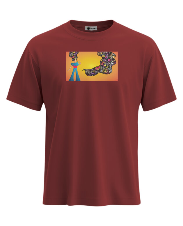 Musical Hair - M, Maroon