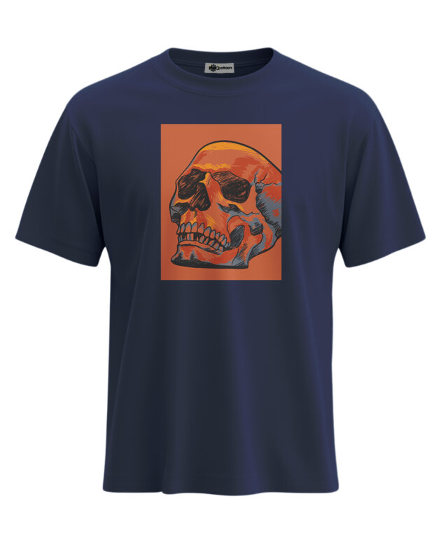 Scarlet Skull - XXL, Navy Blue