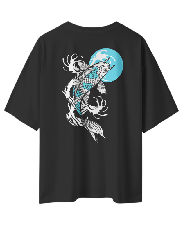Vintage Tattoo Fish - XXL, Black